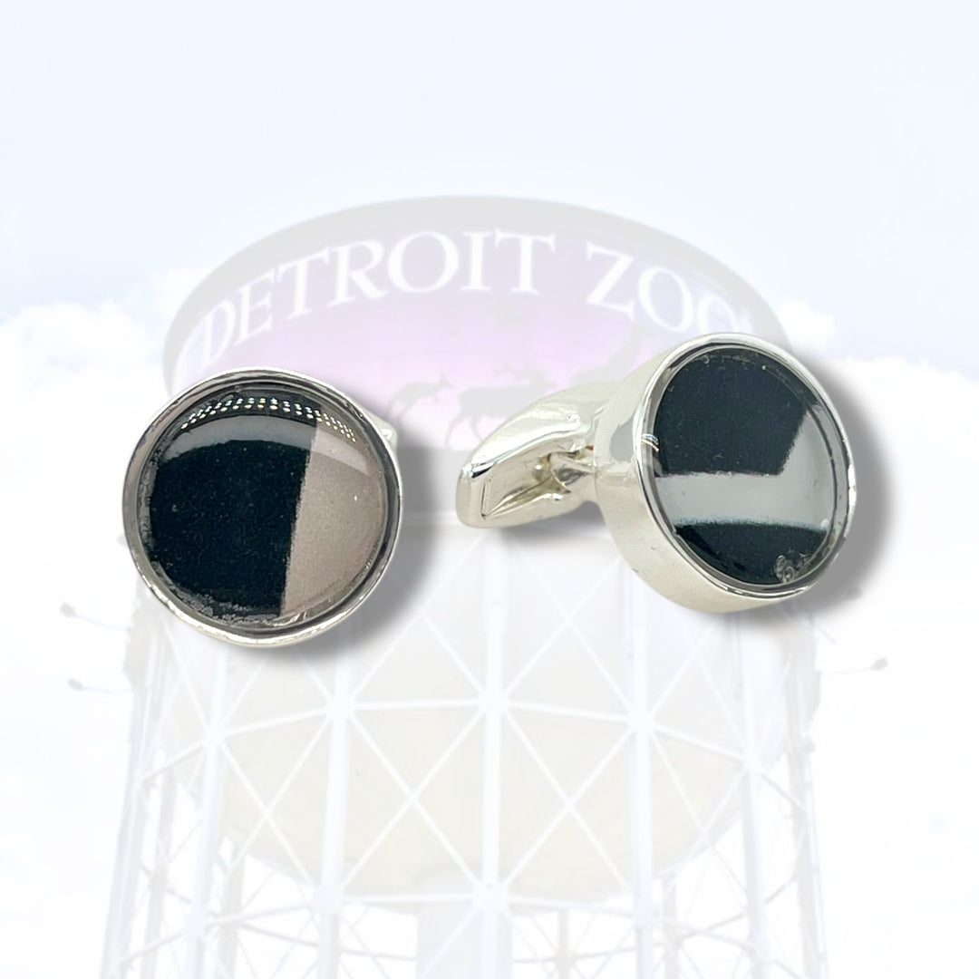 Detroit Zoo Greg Cuff Links | Silver