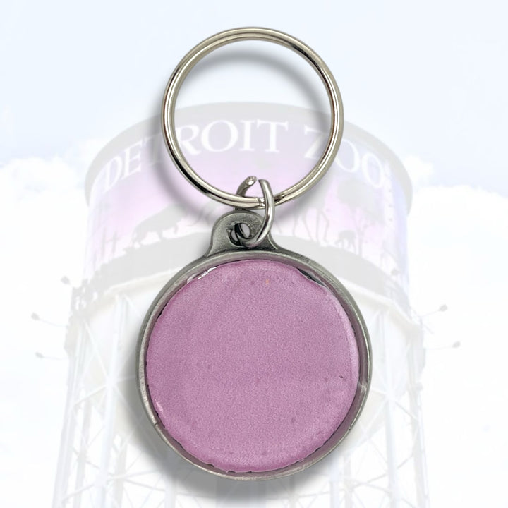 Detroit Zoo Keychain | Pewter