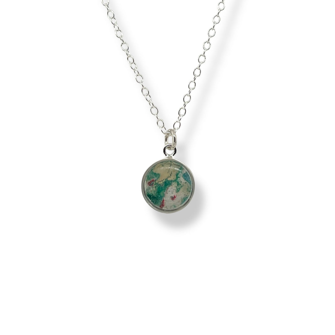 Michigan State Amy Necklace | Silver