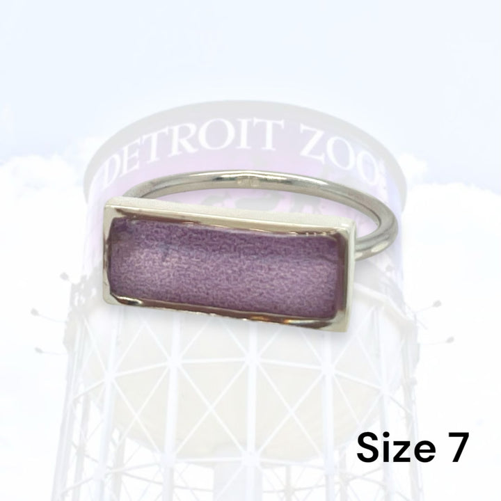 Detroit Zoo Lauren Ring | Silver Size 7