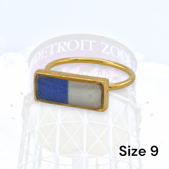 Detroit Zoo Lauren Ring | Gold Size 9