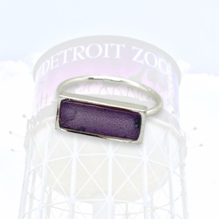 Detroit Zoo Lauren Ring | Silver Size 10