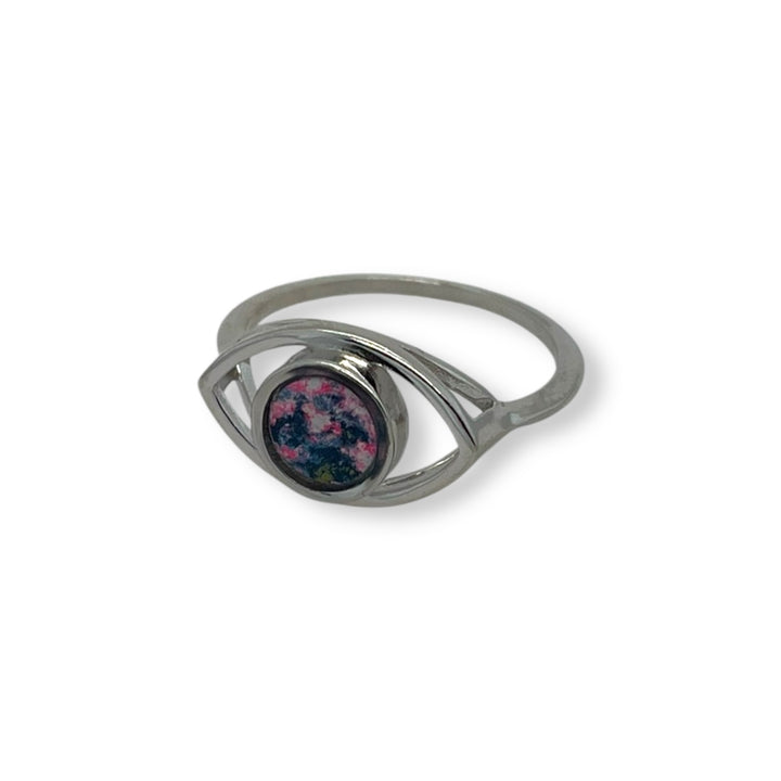 Natalie Ring | Rhodium | Size 8