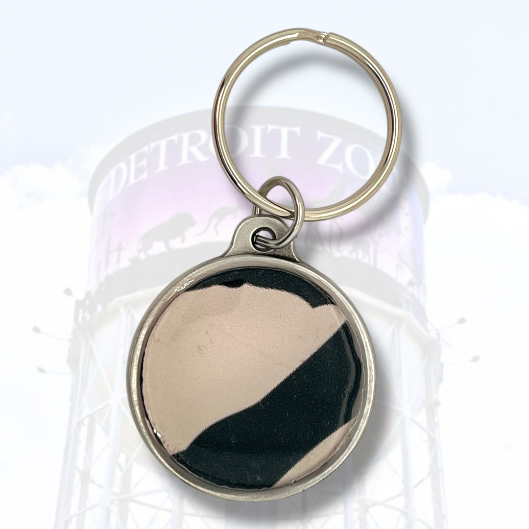 Detroit Zoo Keychain | Pewter