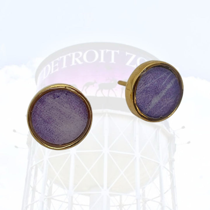 Detroit Zoo Brittany Earrings | Gold