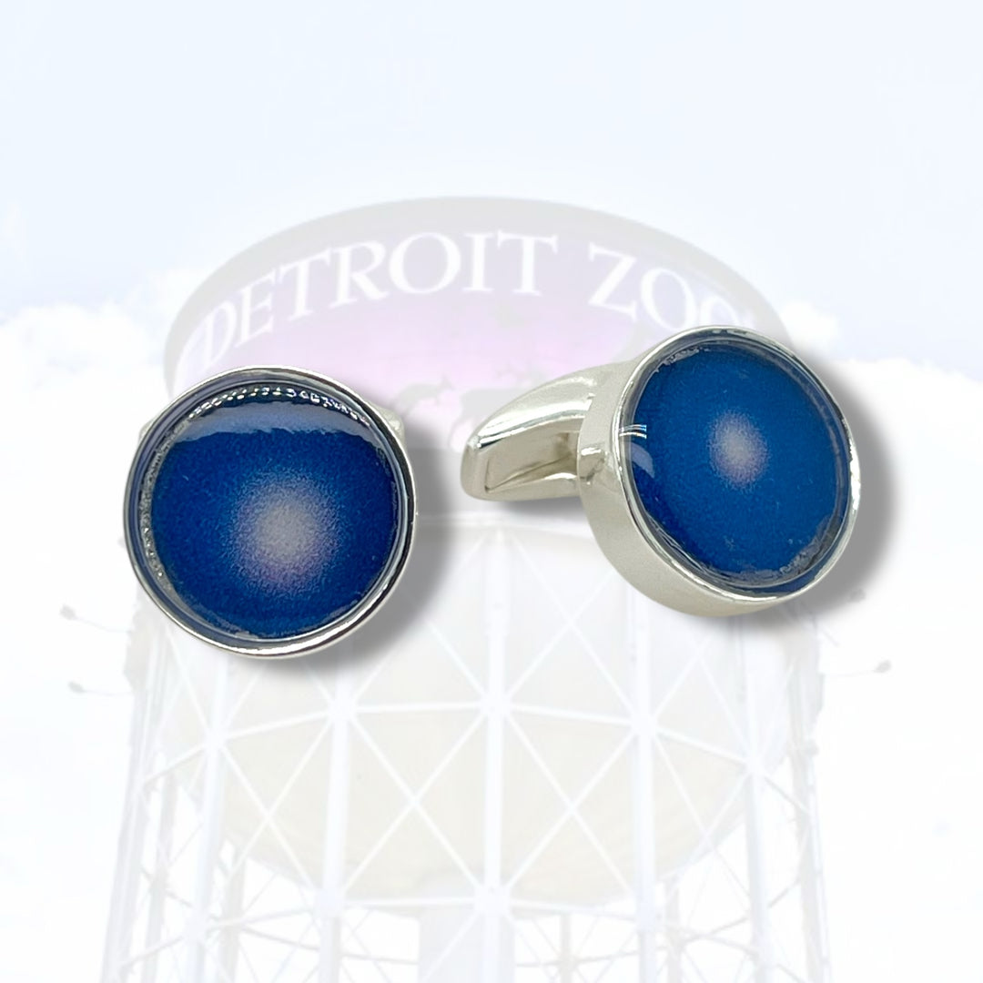 Detroit Zoo Greg Cuff Links | Silver