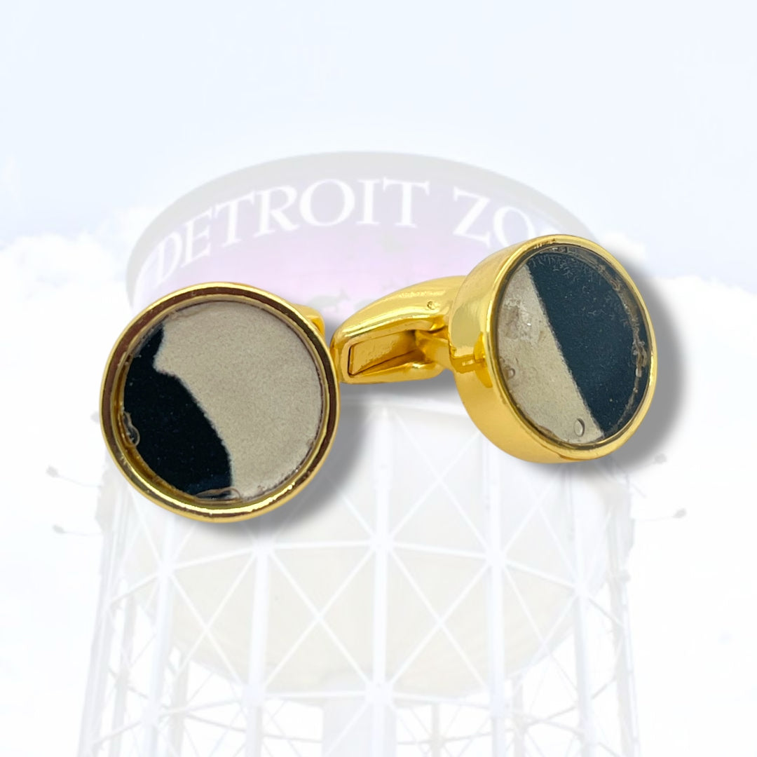 Detroit Zoo Greg Cuff Links | Gold