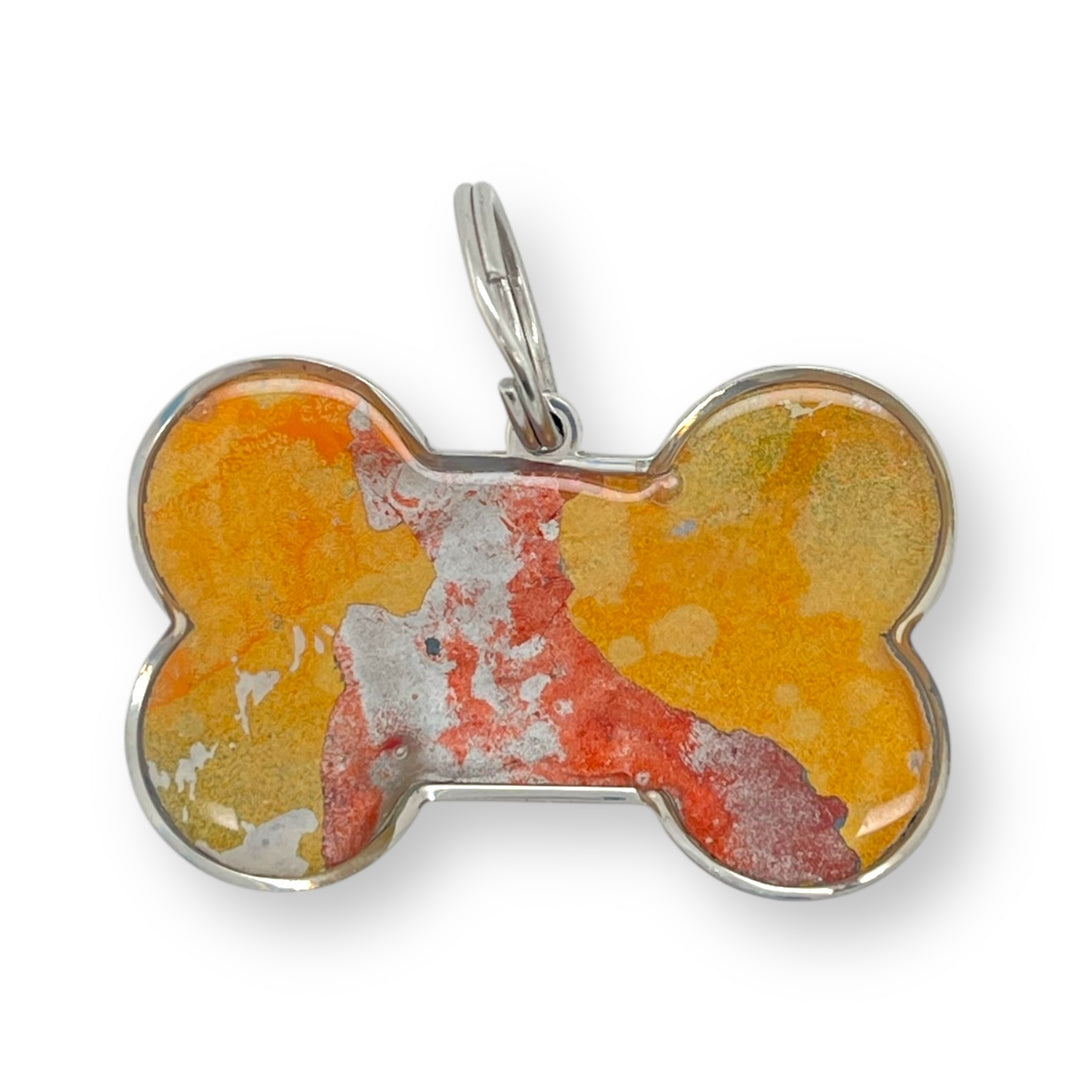 Pet Tag | Stainless Steel | Bone