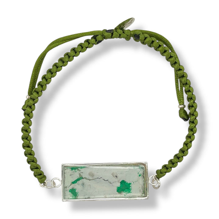 Carl Bracelet | Silver | Green