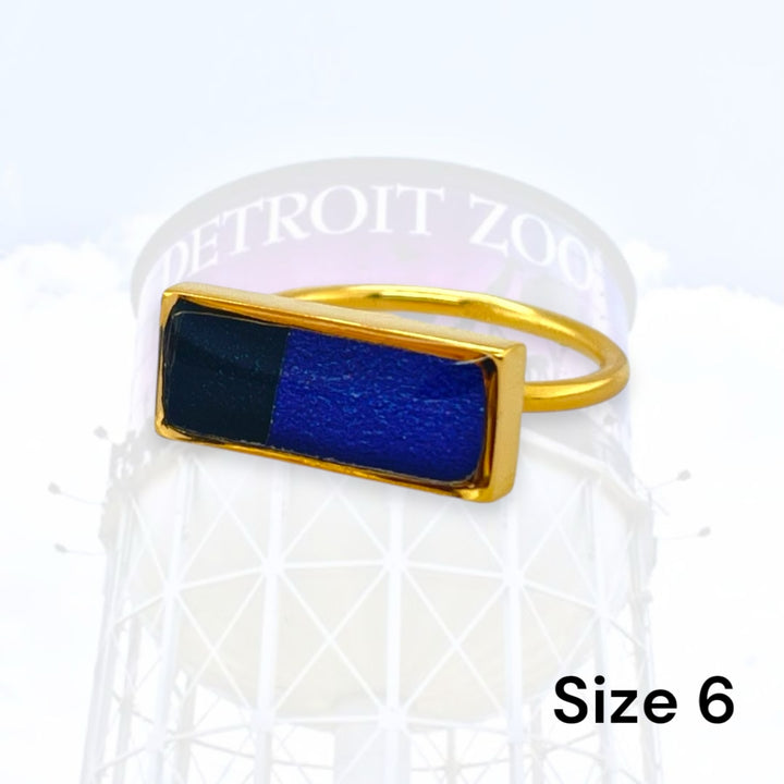 Detroit Zoo Lauren Ring | Gold Size 6