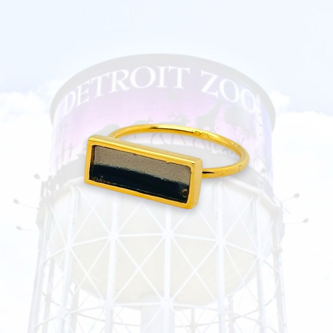 Detroit Zoo Lauren Ring | Gold Size 9