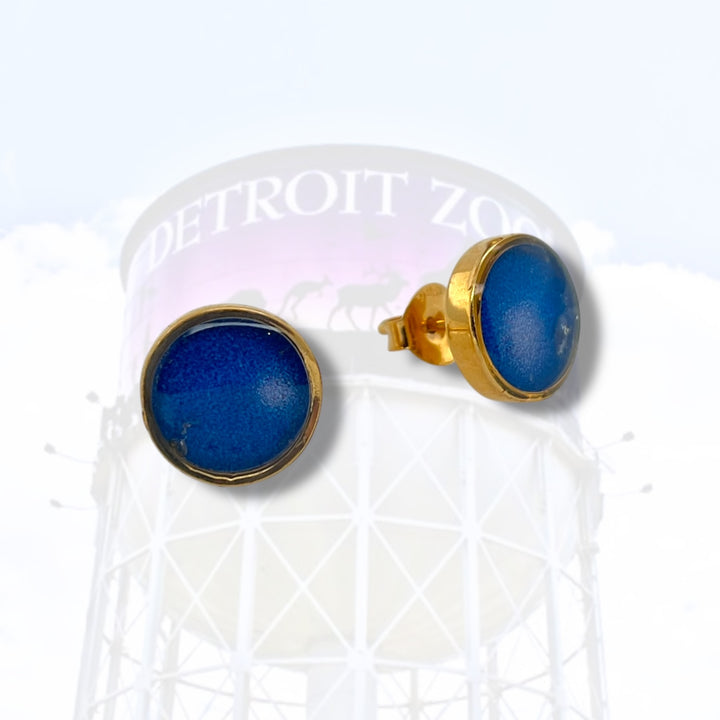 Detroit Zoo Brittany Earrings | Gold