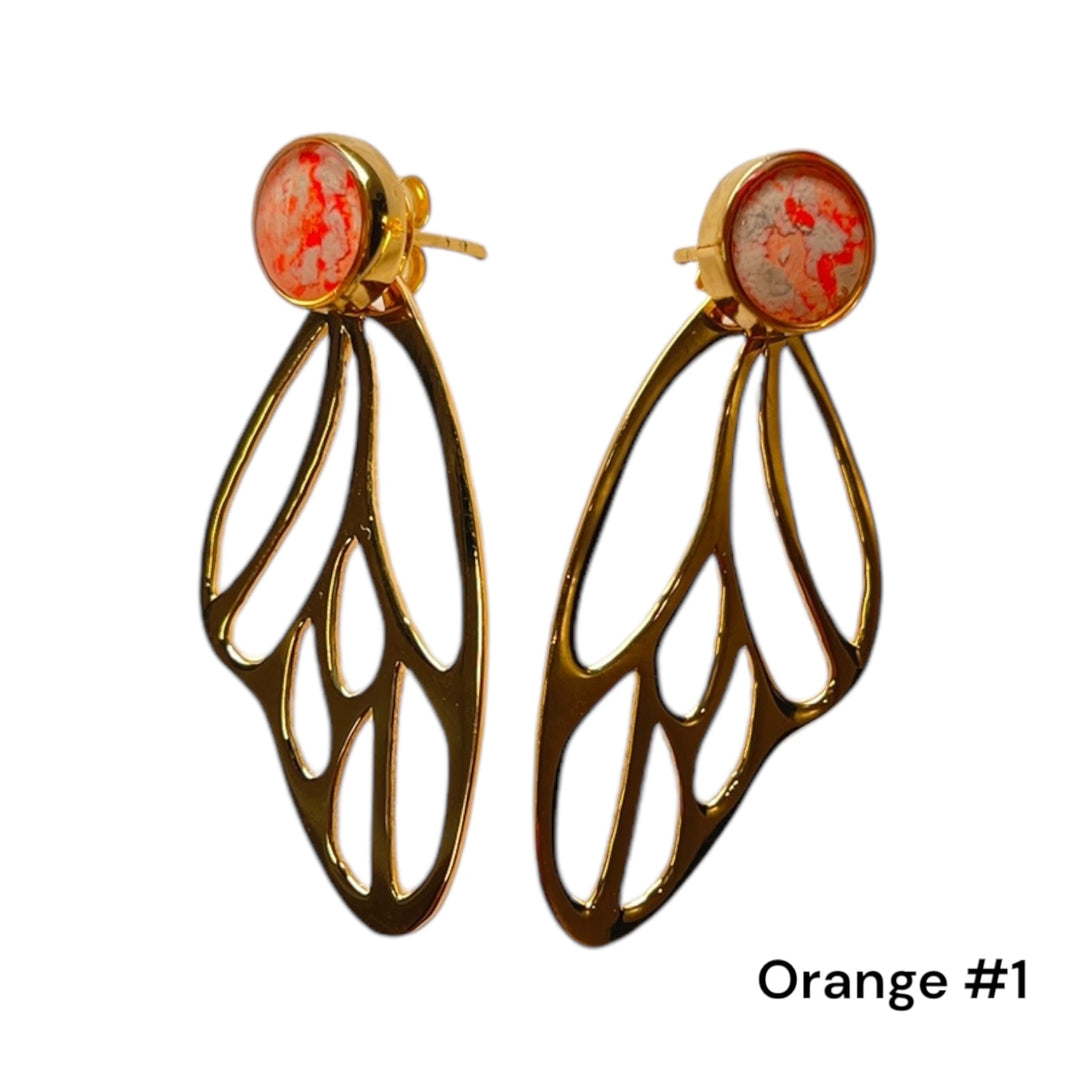 Callie Butterfly Earrings | Gold