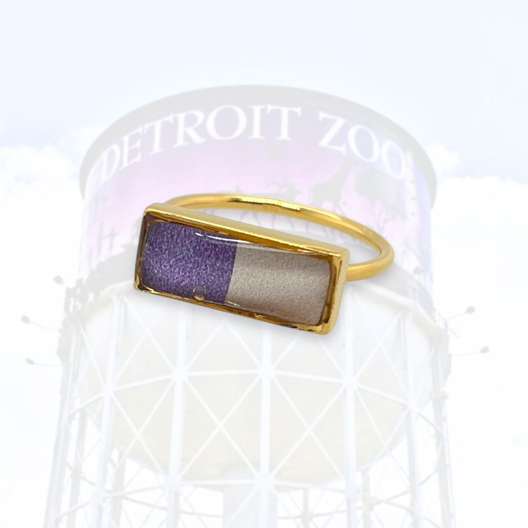 Detroit Zoo Lauren Ring | Gold Size 9