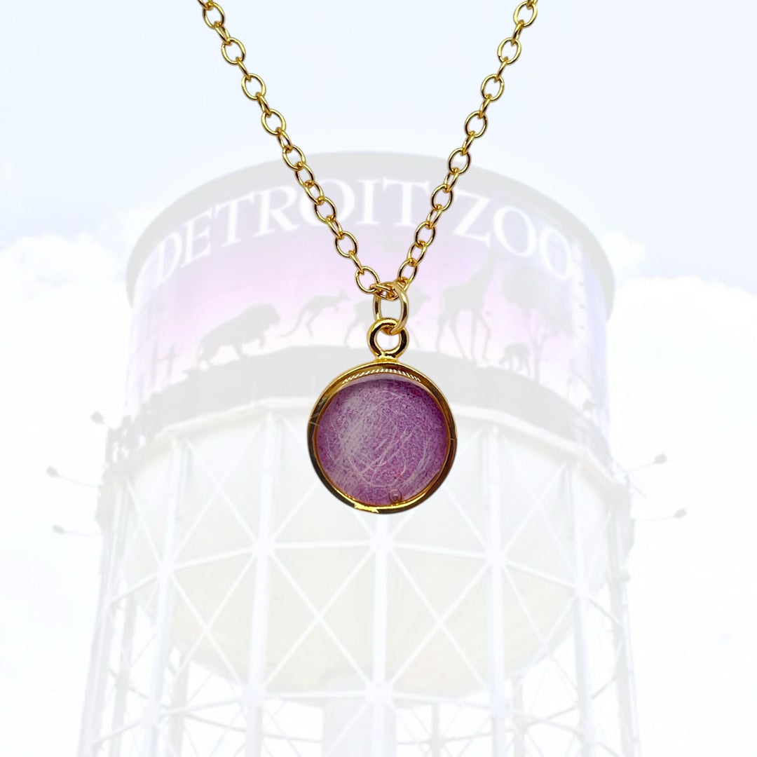 Detroit Zoo Amy Necklace | Gold