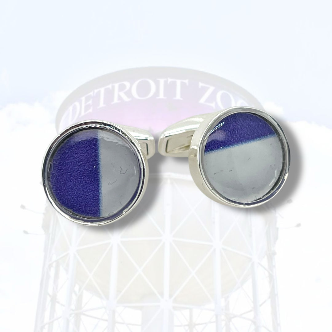 Detroit Zoo Greg Cuff Links | Silver