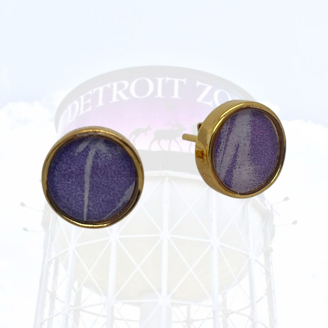 Detroit Zoo Brittany Earrings | Gold