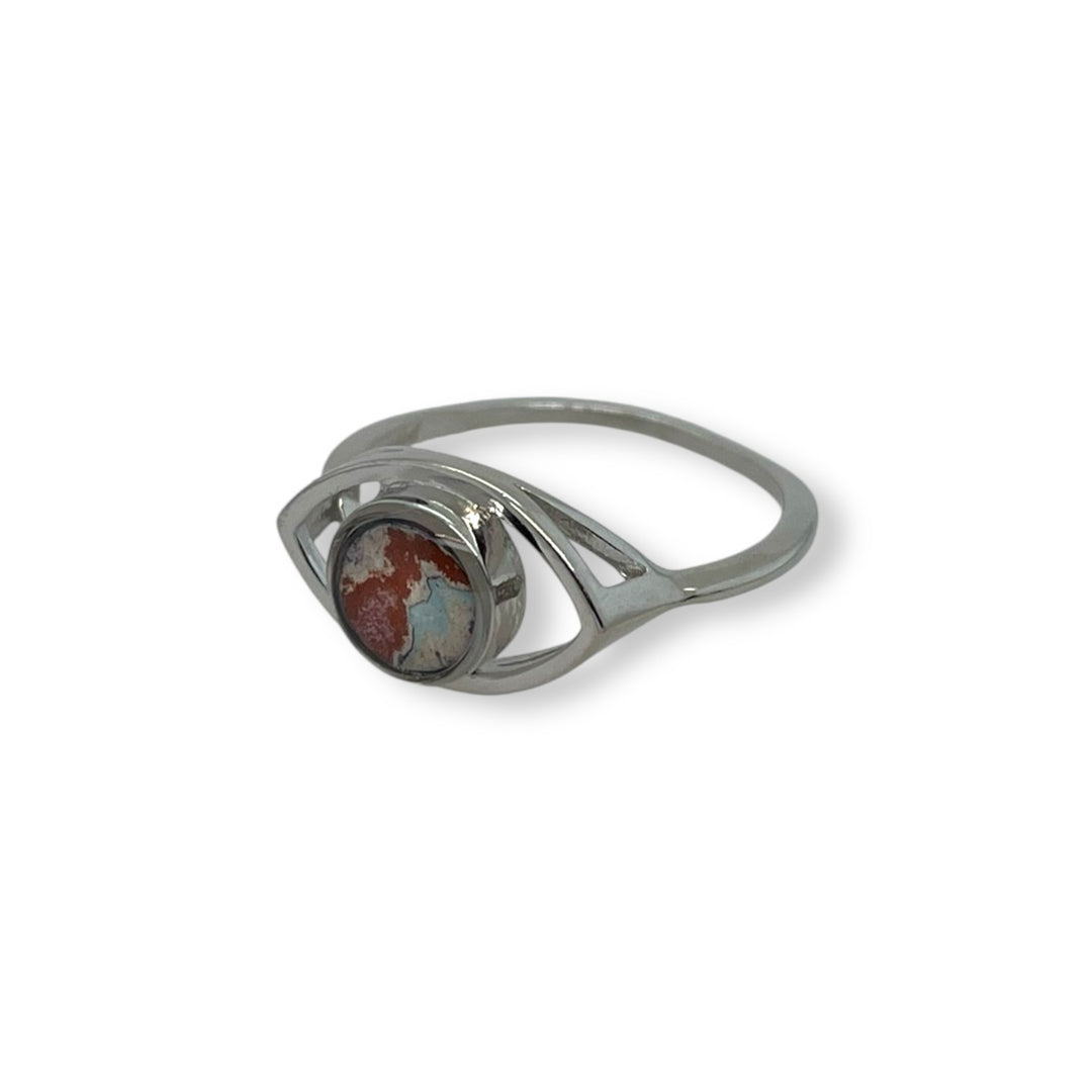 Natalie Ring | Rhodium | Size 9