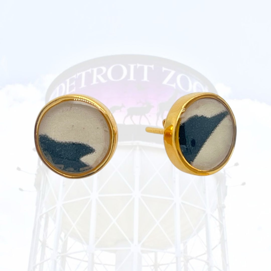 Detroit Zoo Brittany Earrings | Gold