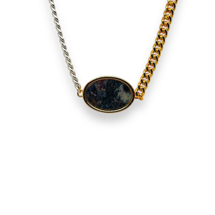 Sam Necklace | Mixed Metal