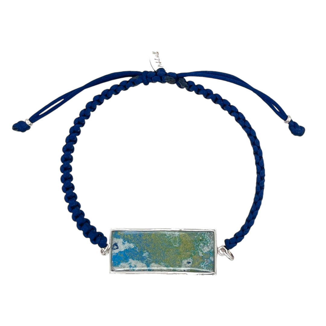 Carl Bracelet | Silver | Navy