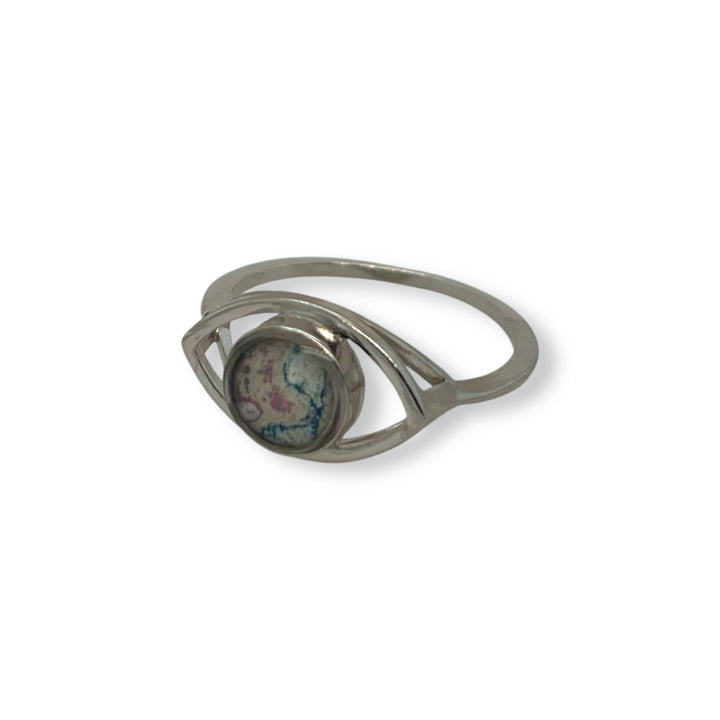 Natalie Ring | Rhodium | Size 9