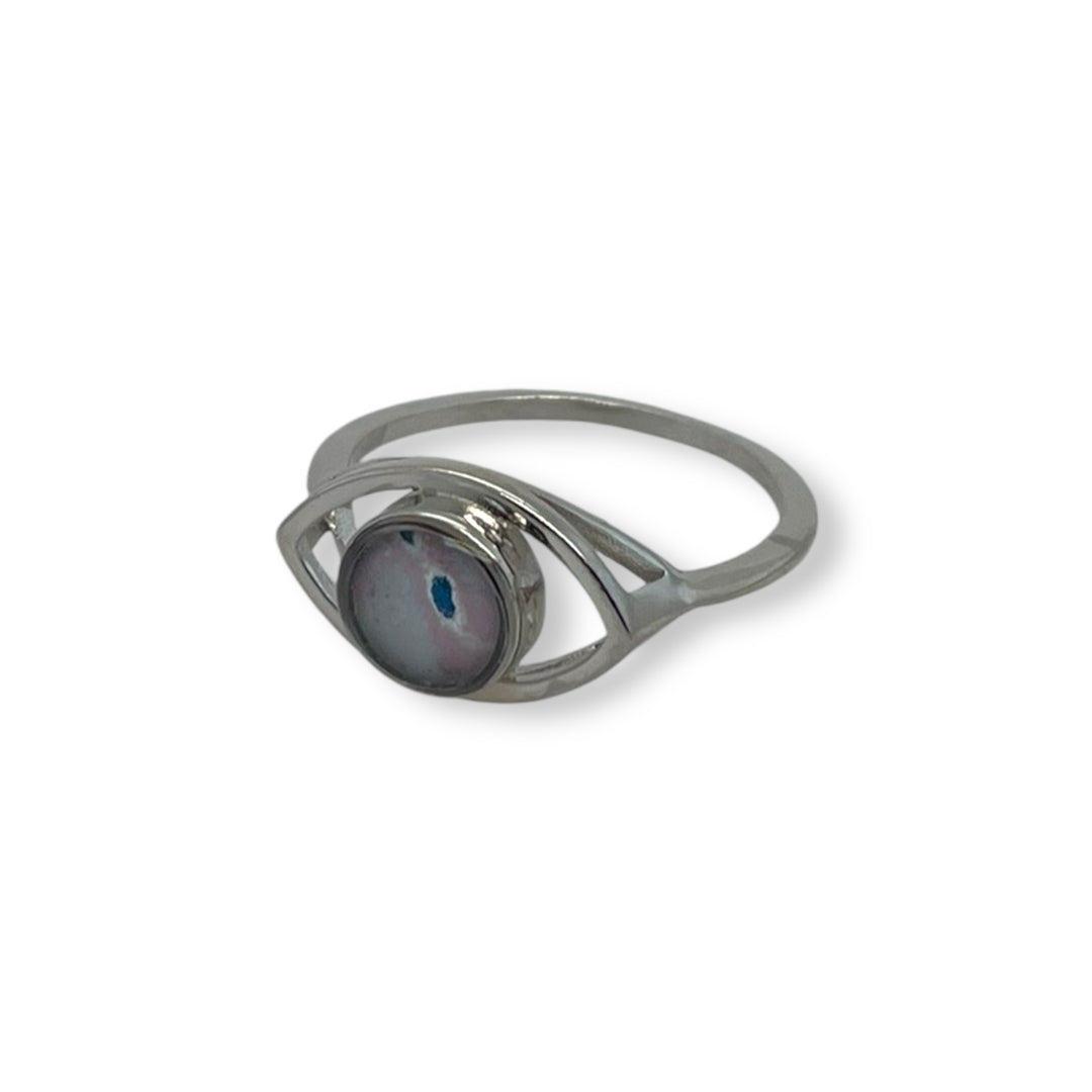 Natalie Ring | Rhodium | Size 9