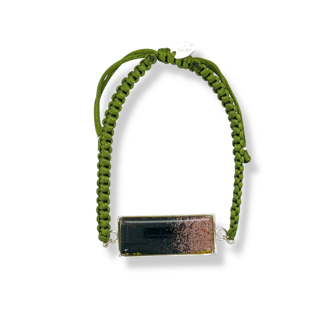 Carl Bracelet | Silver | Olive