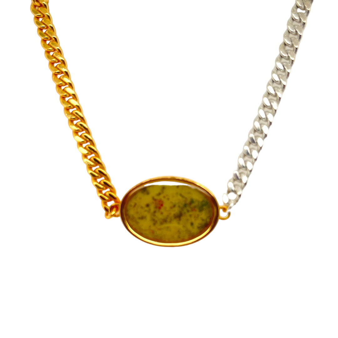 Sam Necklace | Mixed Metal