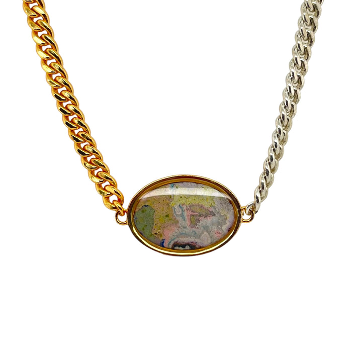 Sam Necklace | Mixed Metal