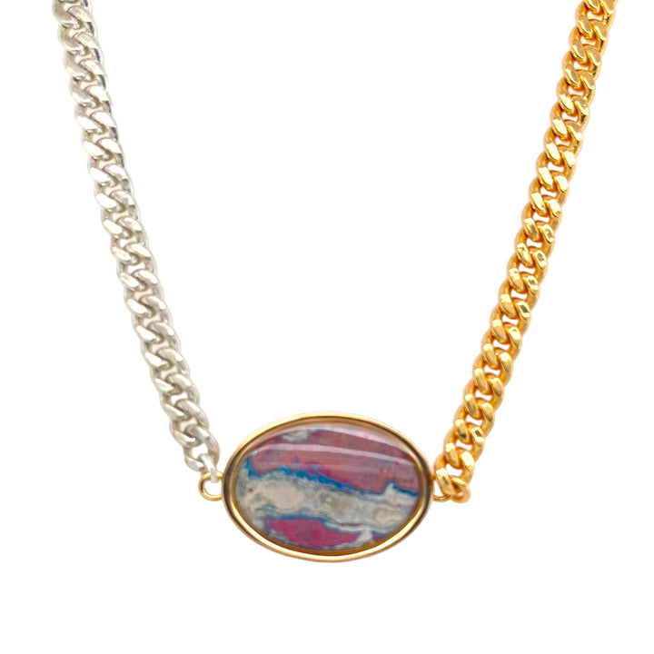 Sam Necklace | Mixed Metal