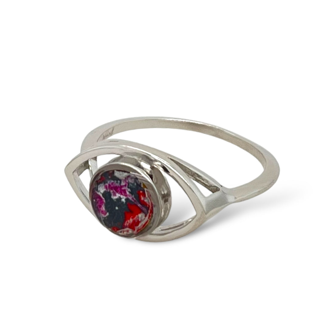 Natalie Ring | Rhodium | Size 9