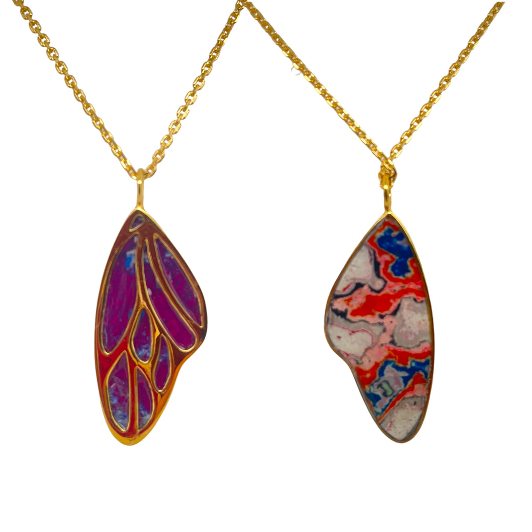 Vivian Butterfly Necklace | Gold