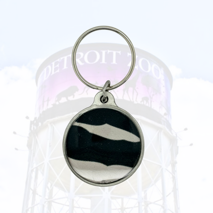 Detroit Zoo Keychain | Pewter