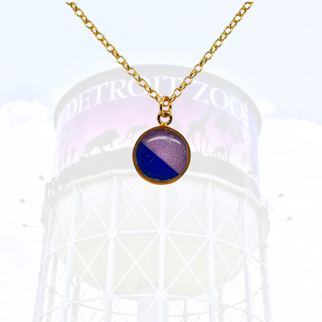 Detroit Zoo Amy Necklace | Gold