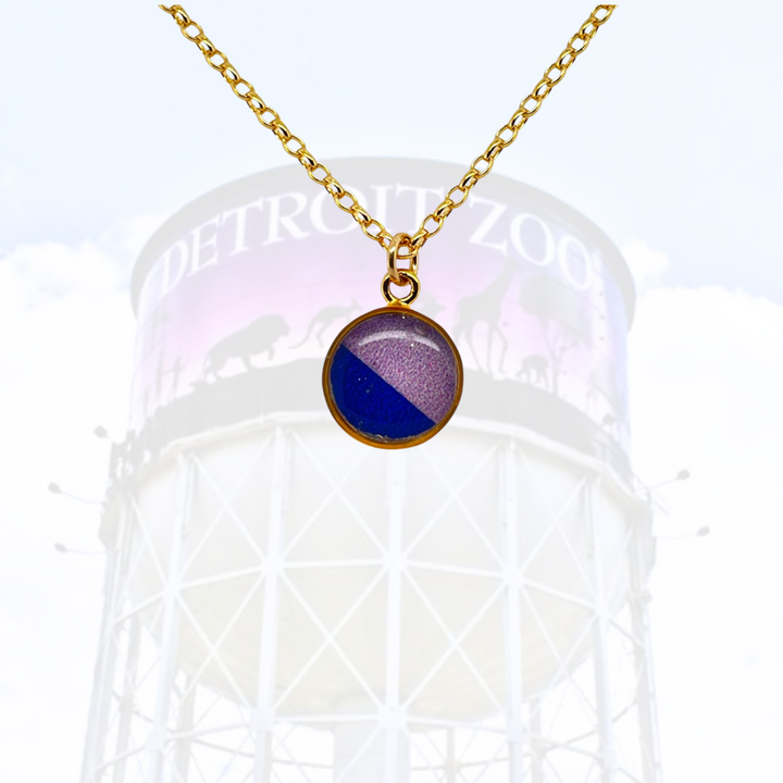 Detroit Zoo Amy Necklace | Gold